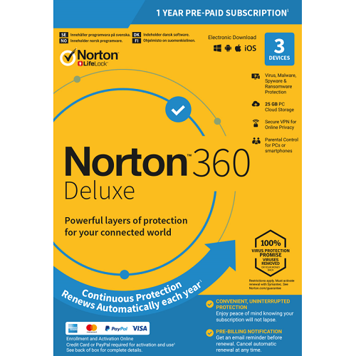Norton 360 Deluxe 3 Device norton 360dd